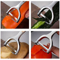 Multi-Purpose Stainless Steel Vegetable Peeler: Y-Shaped Design. (Pack Of 2)