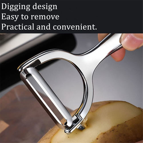 Multi-Purpose Stainless Steel Vegetable Peeler: Y-Shaped Design. (Pack Of 2)