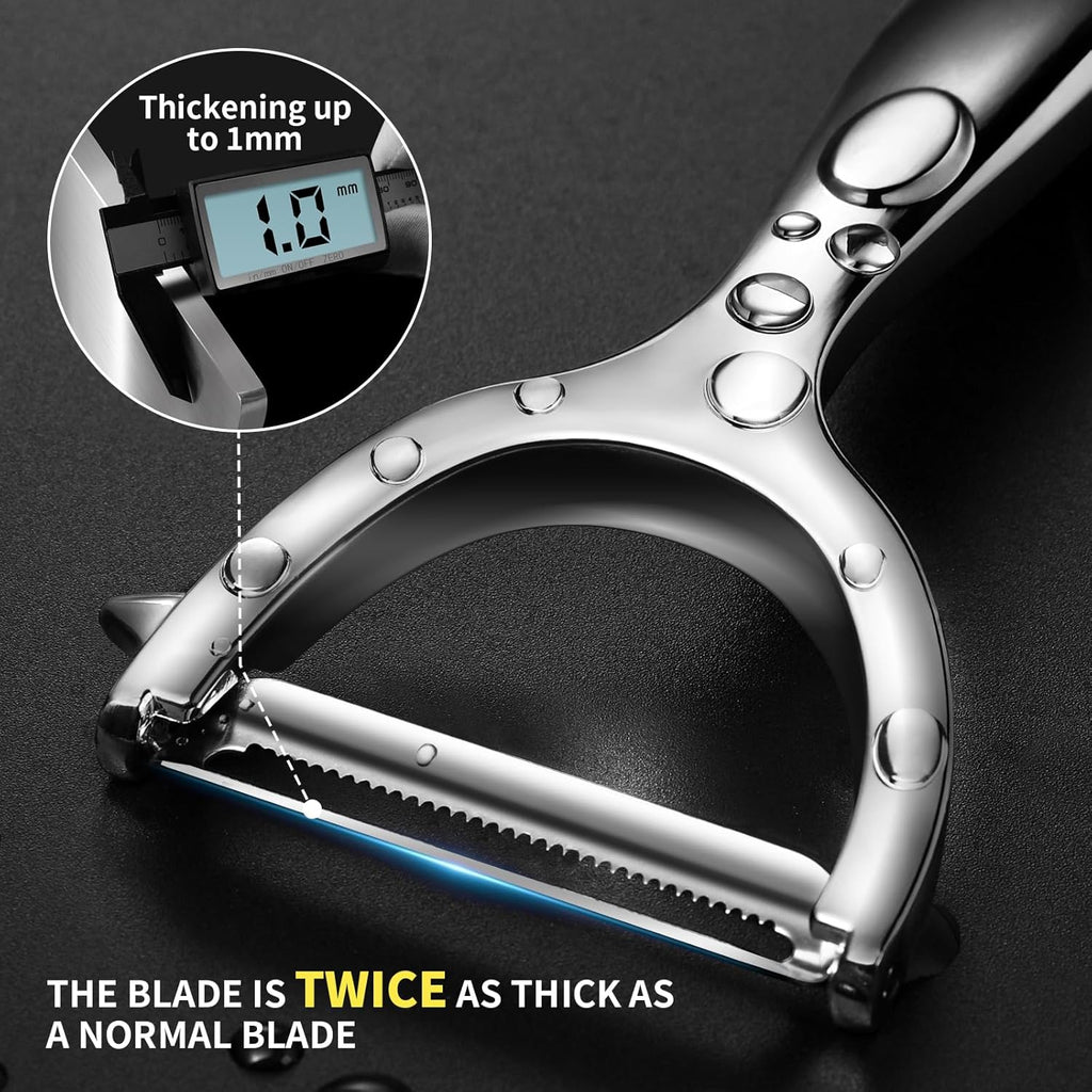 Multi-Purpose Stainless Steel Vegetable Peeler: Y-Shaped Design. (Pack Of 2)