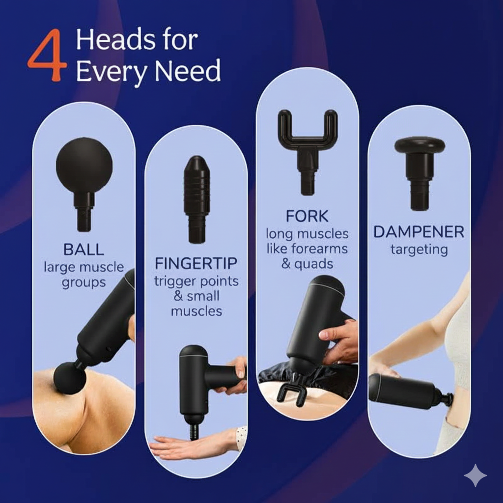 Handheld Massager for Full Body Pain Relief