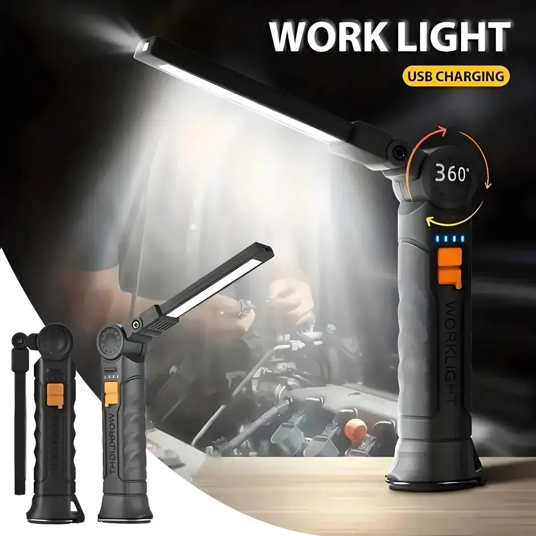 Work Light Portable Led Rechargeable Light  (2 Pack)